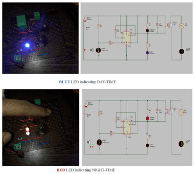 Smart Street Light Control System with 555 Timer IC, LDR, and Relay